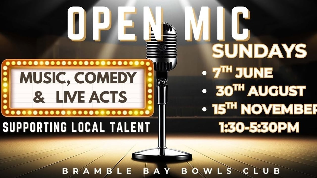 🎤 Bramble Bay OPEN MIC – Calling All Performers! 🎶
