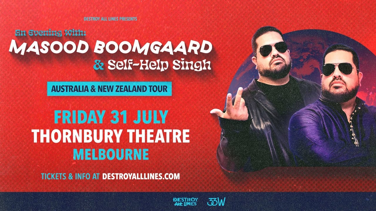 Masood Boomgaard // Melbourne // An Evening With // The Thornbury Theatre // 18+