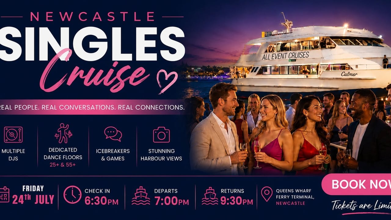 Newcastle Singles Cruise on the Harbour