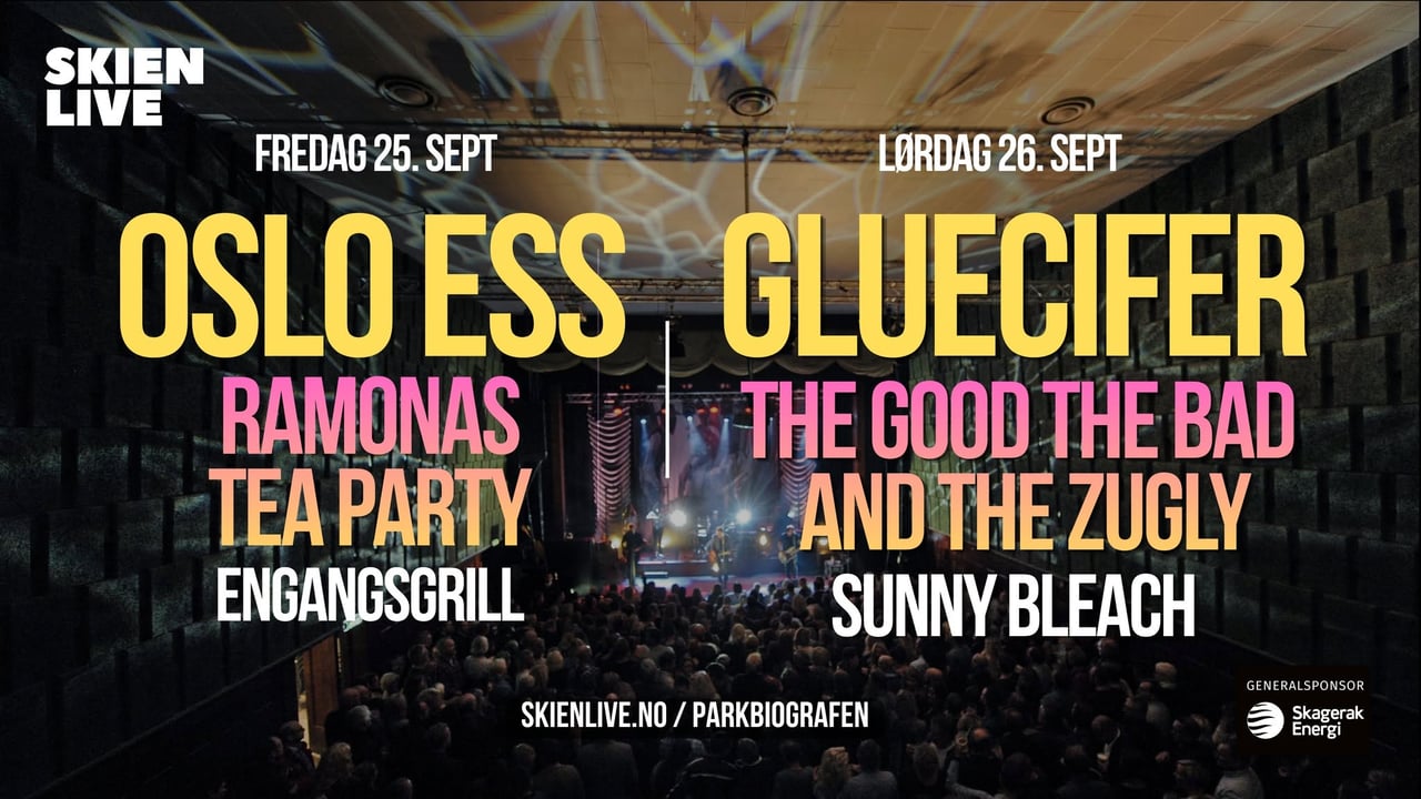 GLUECIFER, OSLO ESS, THE GOOD THE BAD AND THE ZUGLY, SUNNY BLEACH, RAMONAS TEA PARTY, ENGANGSGRILL