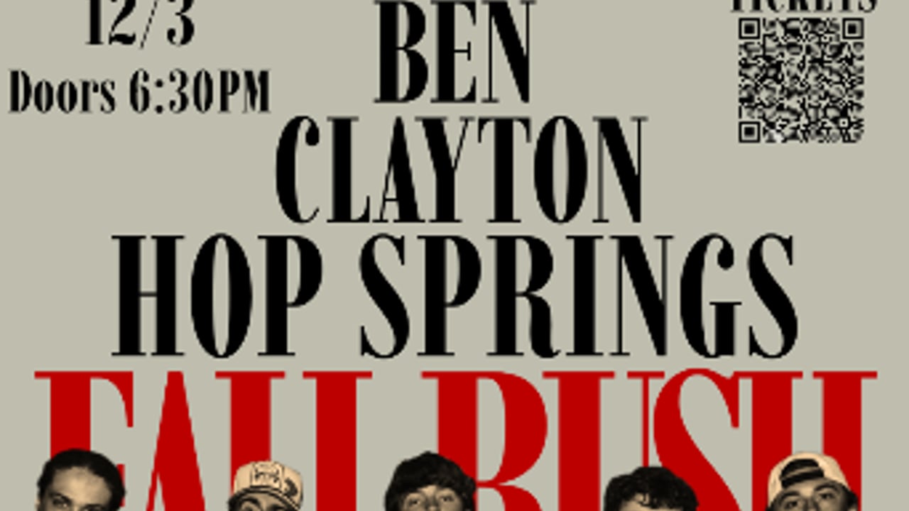 Ben Clayton Fall Rush Tour