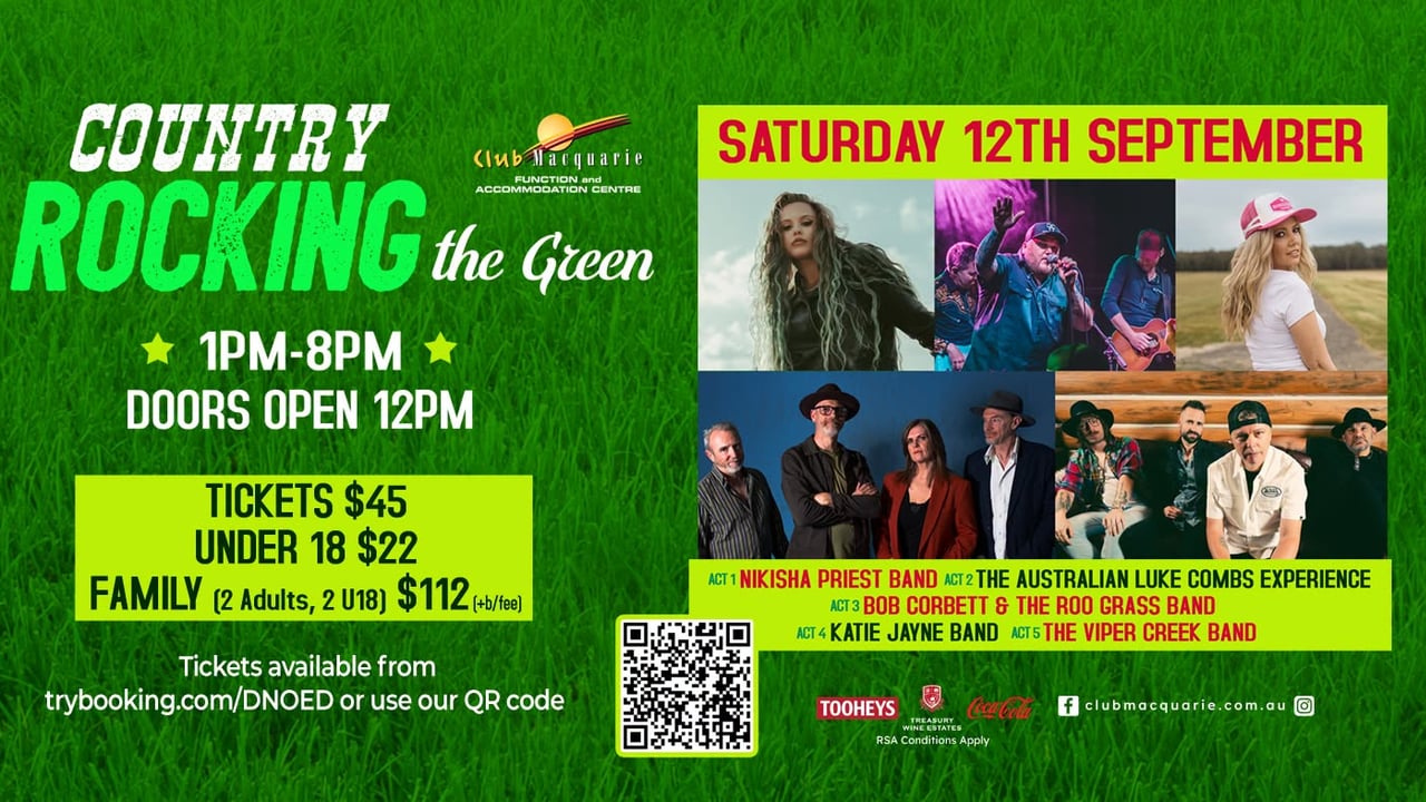 Country Rocking the Green at Club Macquarie