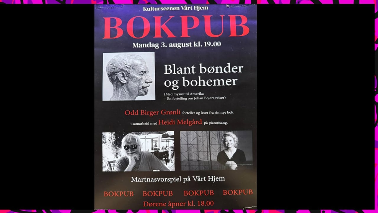 Bokpub m/ Odd Birger Grønli