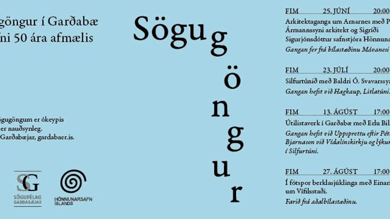 Í fótspor berklasjúklinga með Einari Skúlasyni - Söguganga á 50 ára afmæli Garðabæjar