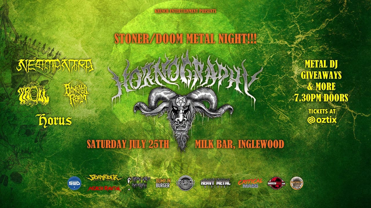 Hornography: Stoner/Doom Metal Night! Neomantra, Troll, Banished Realm, Horus