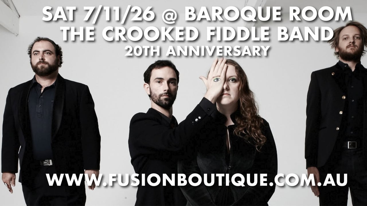 THE CROOKED FIDDLE BAND turns 20! at the Baroque Room, Katoomba, Blue Mountains