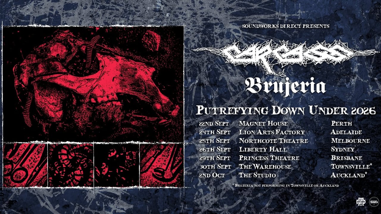 CARCASS + Brujeria | Perth | Magnet House