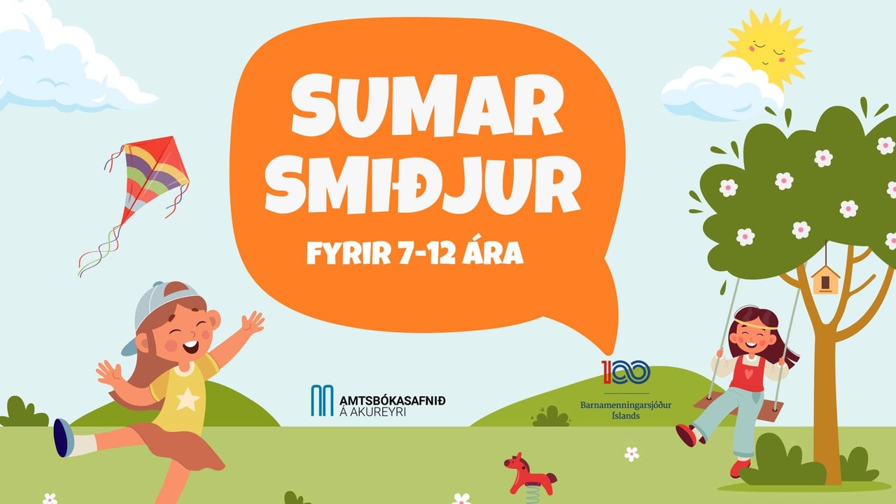 Sumarsmiðjur ágúst - barmmerkja og bókamerkja gerð