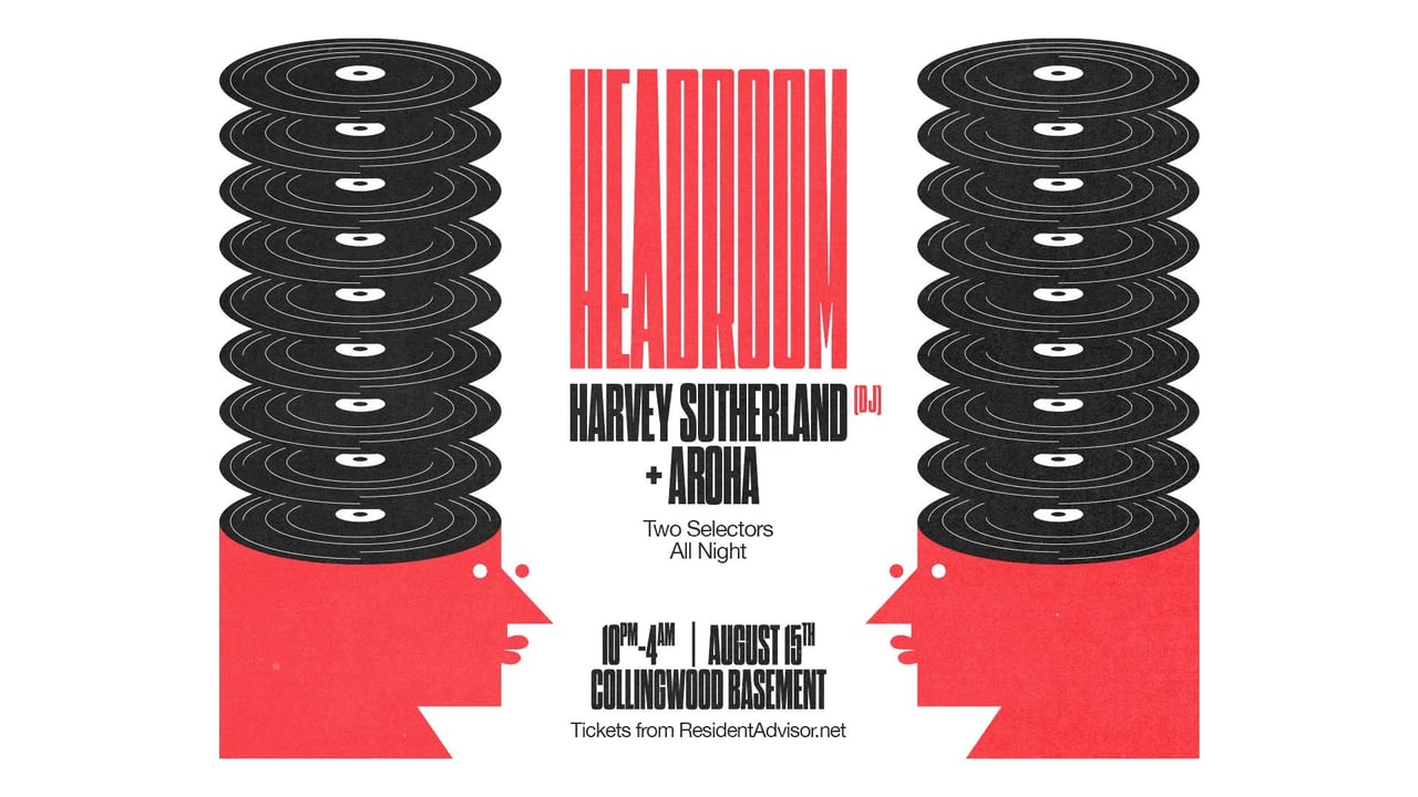 HEADROOM: Harvey Sutherland (DJ) + AROHA