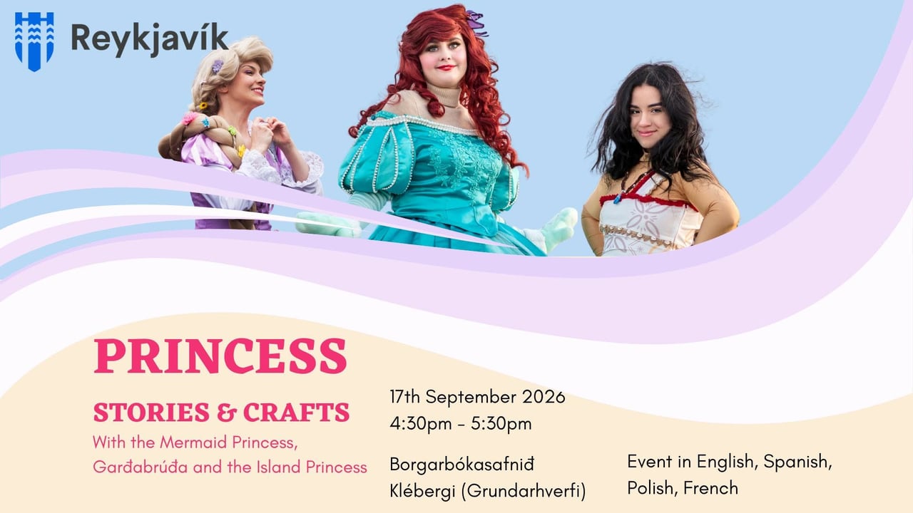 Princess stories and crafts: Borgarbókasafnið Klébergi