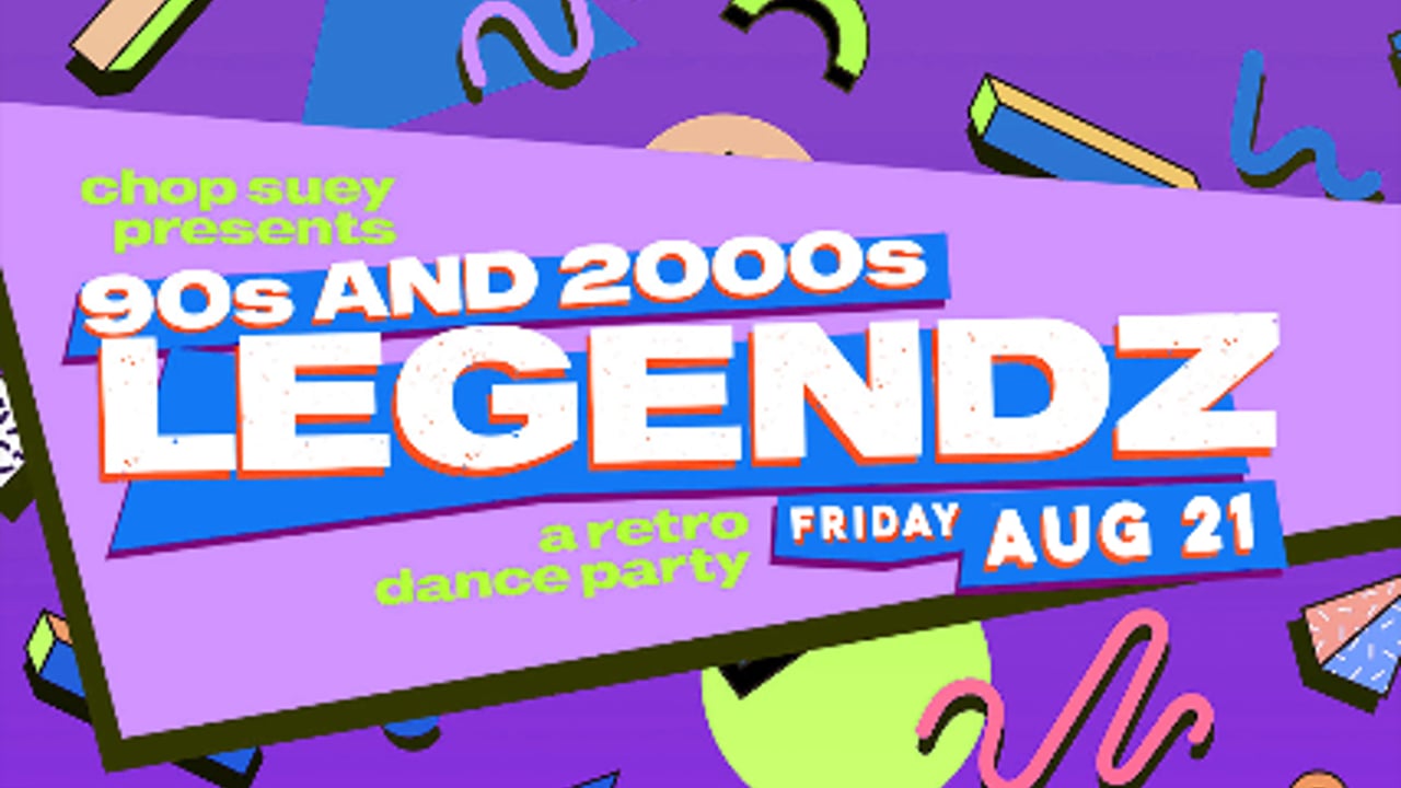 90s & 2000s LEGENDZ: A RETRO DANCE PARTY