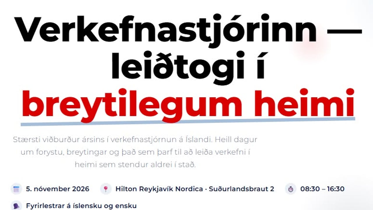 Verkefnastjórinn - Leiðtogi í breytilegum heimi