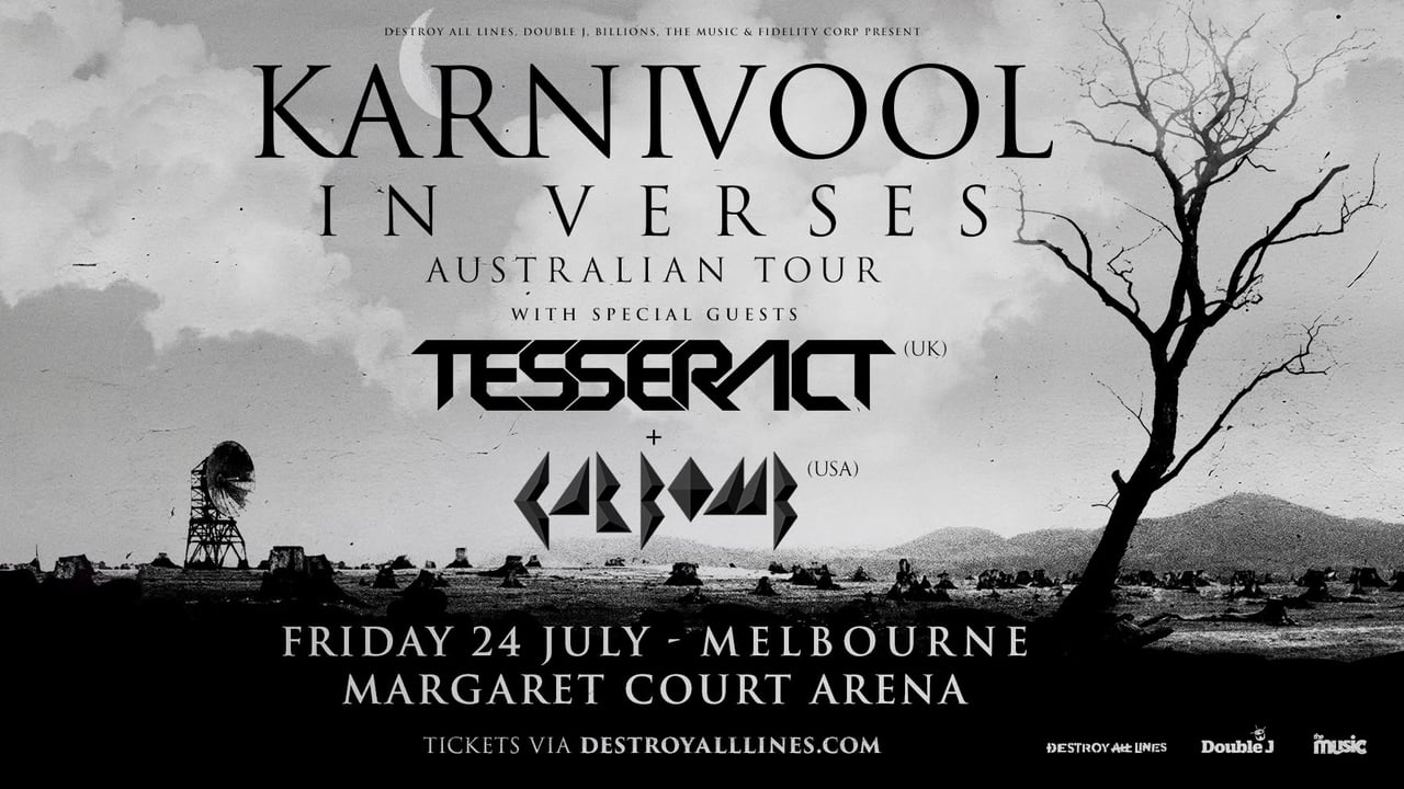 Karnivool // Melbourne // In Verses Tour //+ Tesseract (UK) & Car Bomb (US) // Margaret Court Arena 