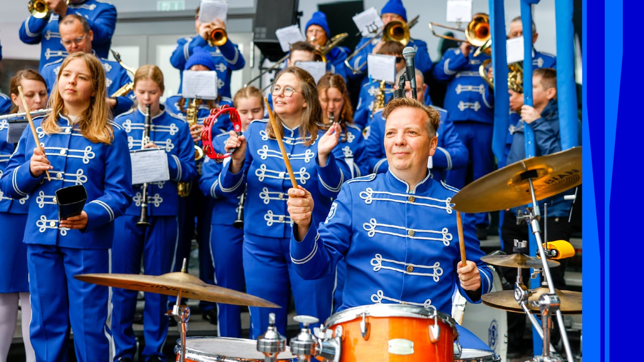 Lúðrasveitabardagi á Hörputorgi | Harpa býður heim