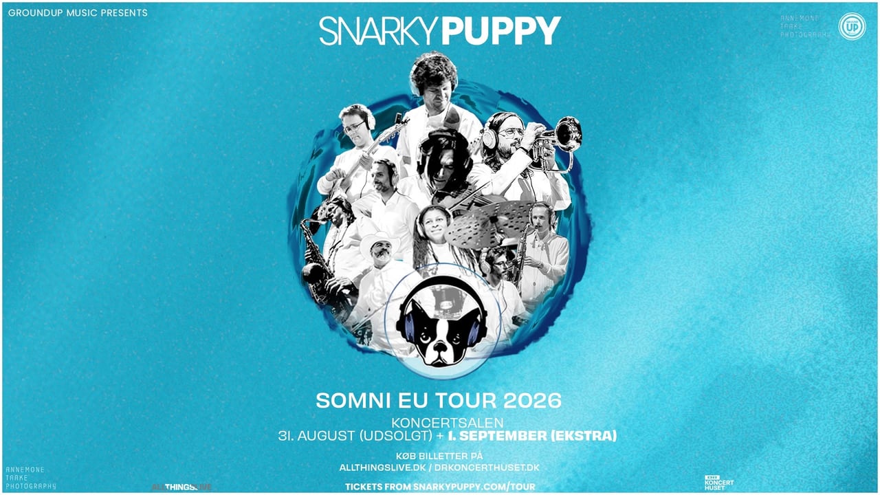 Ekstra koncert! Snarky Puppy - DR Koncerthuset - 1. september