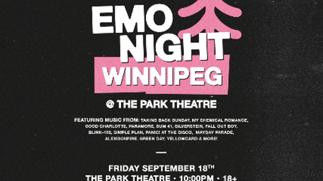 Emo Night Winnipeg at Park Theatre - Sep 18 2026