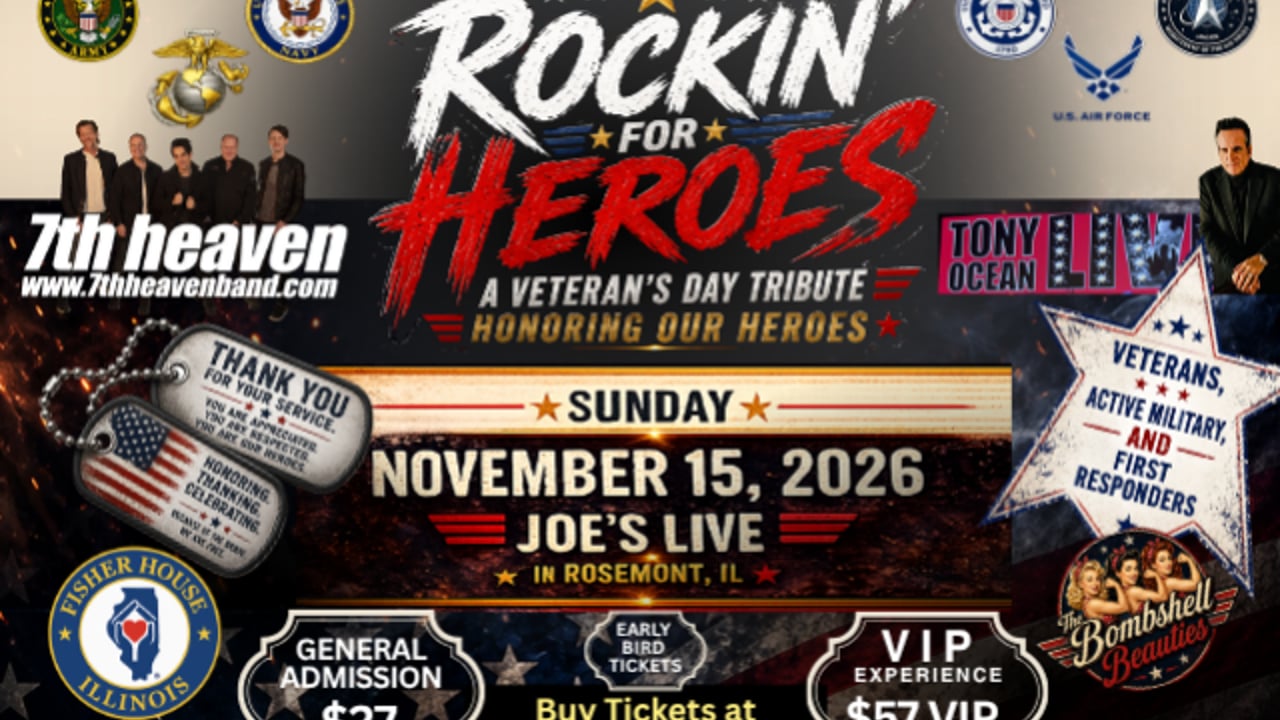 Rockin' for Heroes: A Veteran's Day Tribute Featuring 7th Heaven & Friends
