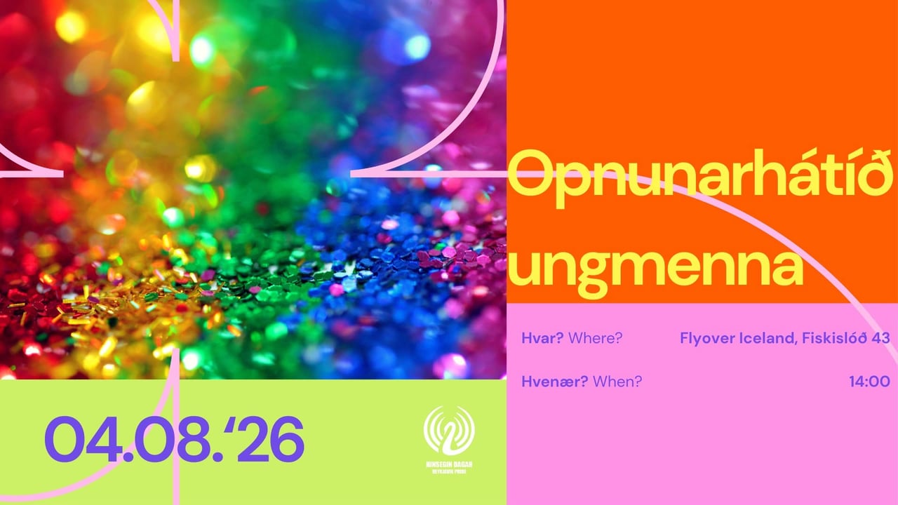 Opnunarhátíð Ungmenna // Youth Pride opening ceremony
