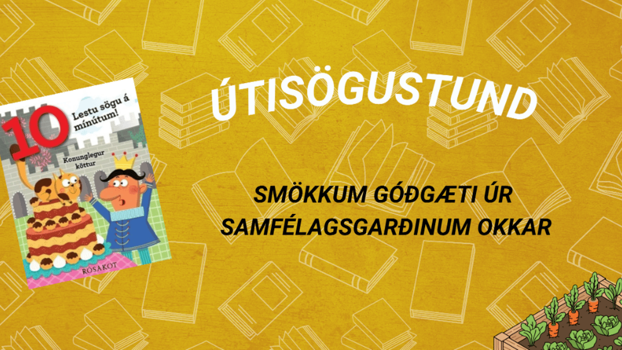 Sögustundir alla fimmtudaga klukkan 16:30