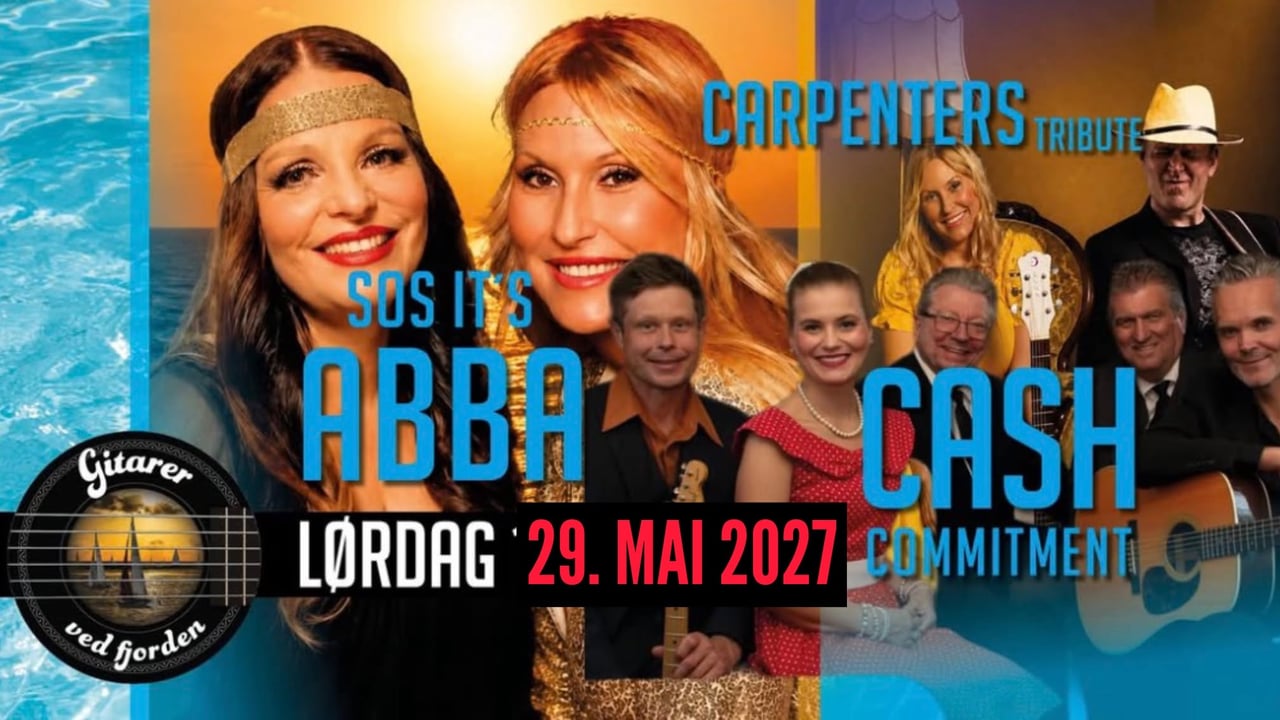 SOS it´s ABBA, Cash Commitment og Carpenters tribute!