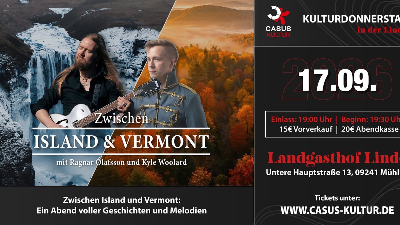 Zwischen Island & Vermont – mit Ragnar Ólafsson & Kyle Woolard