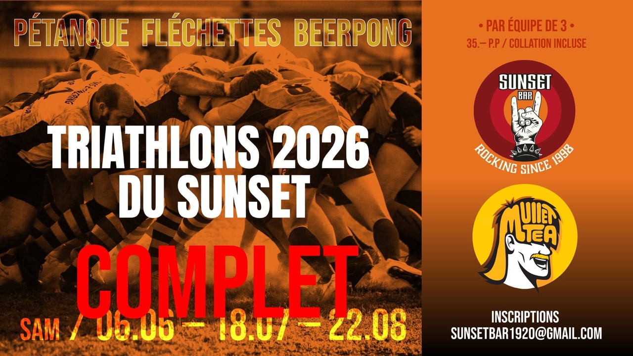 Triathlon du Sunset - COMPLET