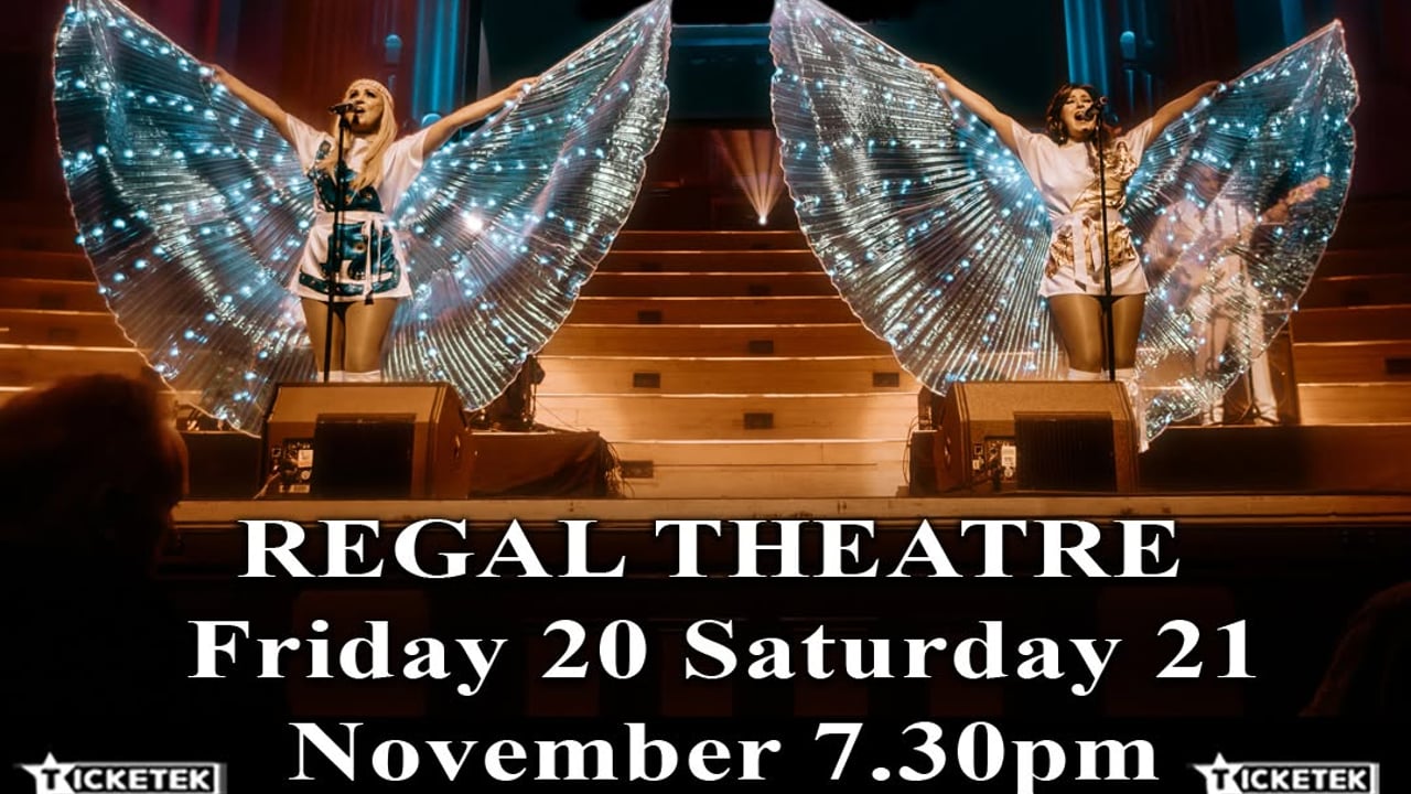 REGAL THEATRE PERTH - 20 & 21 of November from 7.30pm.  