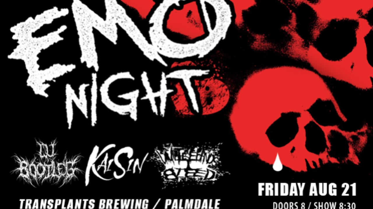 EMO NIGHT WITH DJ BOOTLEG / KAISIN / WITH THESE HANDS I BLEED