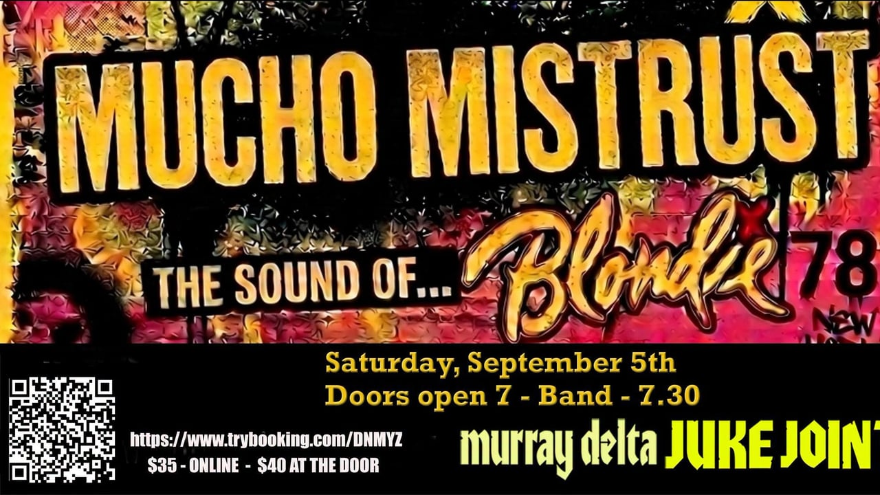 Mucho Mistrust – The Sound and Spirit of Blondie on stage