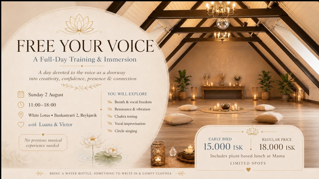 Free Your Voice — A Full-Day Training & Immersion