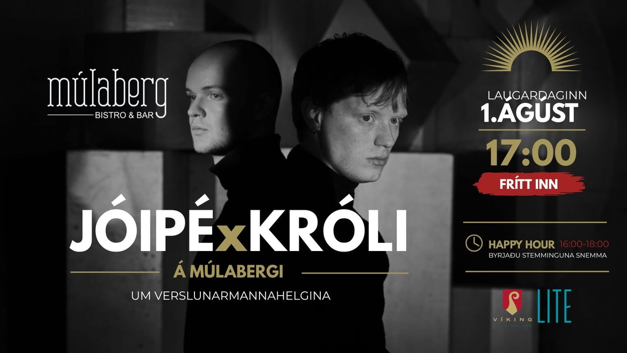 JÓIPÉxKRÓLI - ÚTITÓNLEIKAR Á MÚLABERGI 