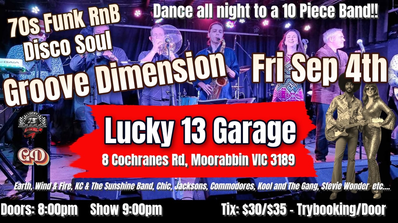 Groove Dimension - 70s FUNK, RnB, DISCO, SOUL