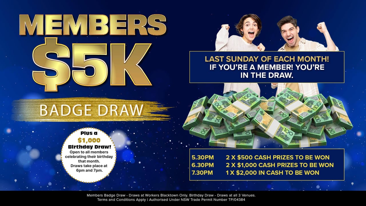Members Badge Draw 