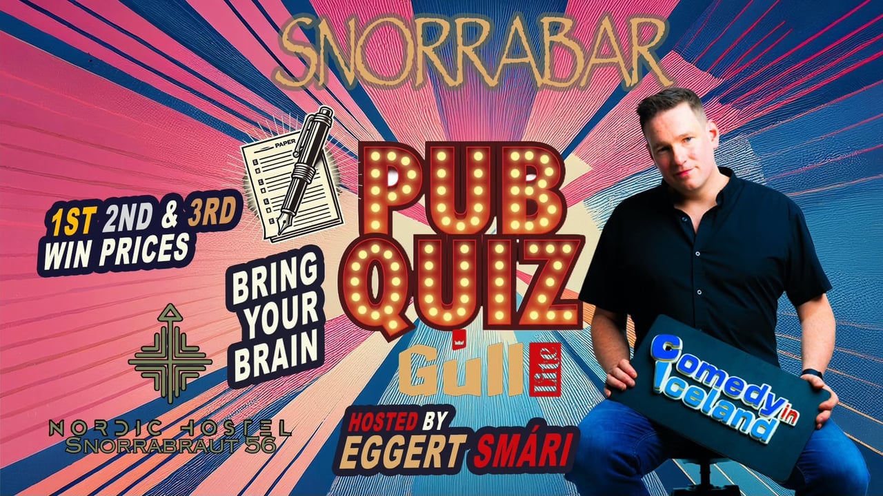 Shit You Should Know — PubQuiz at Snorrabar with Eggert Smári