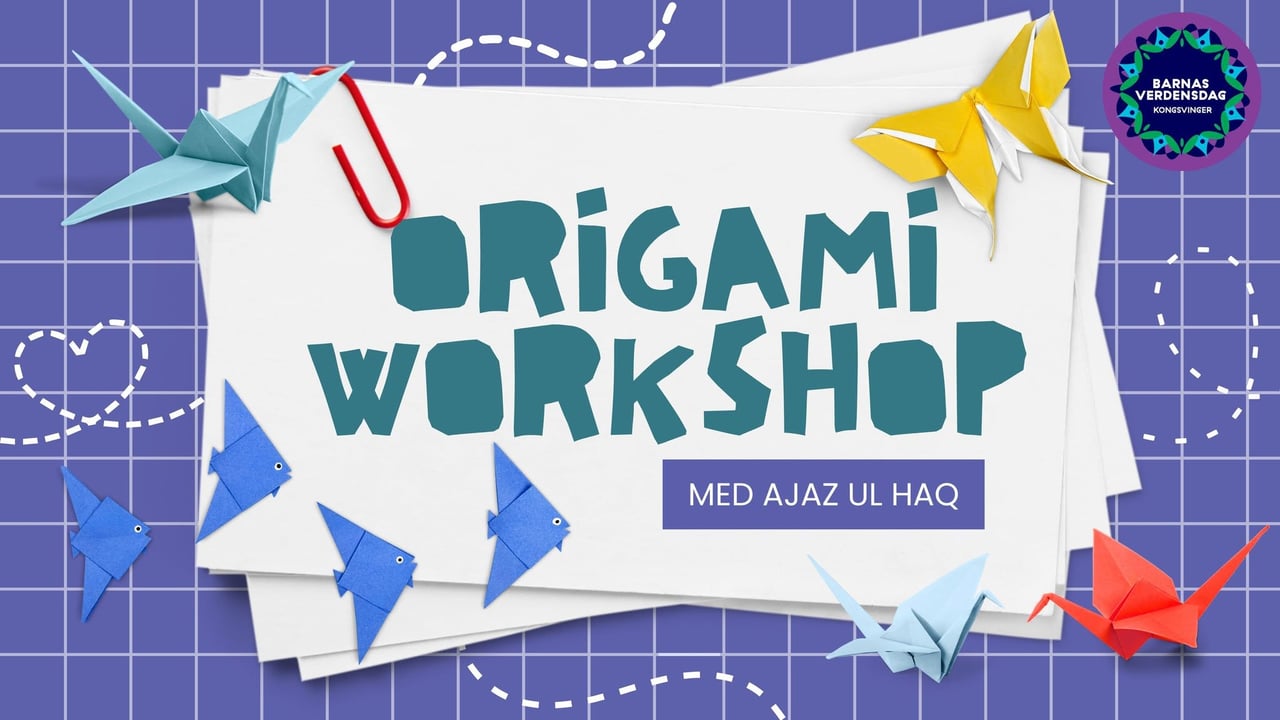 Origami workshop - Bli med og brett magi av papir!
