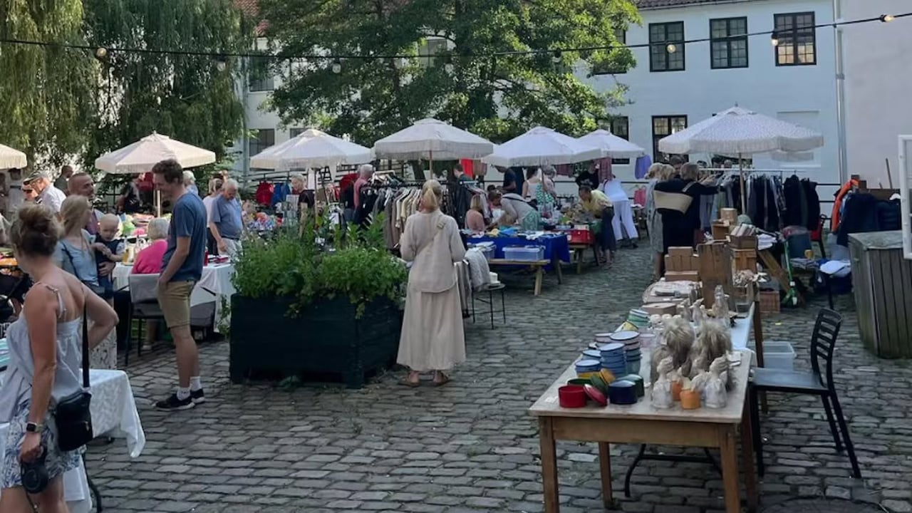 Loppemarked i Slusegården 