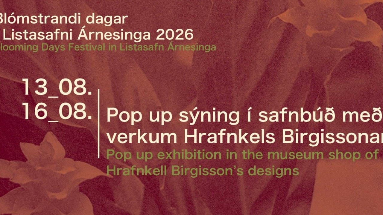 Pop up sýning í safnbúð með verkum Hrafnkels Birgissonar