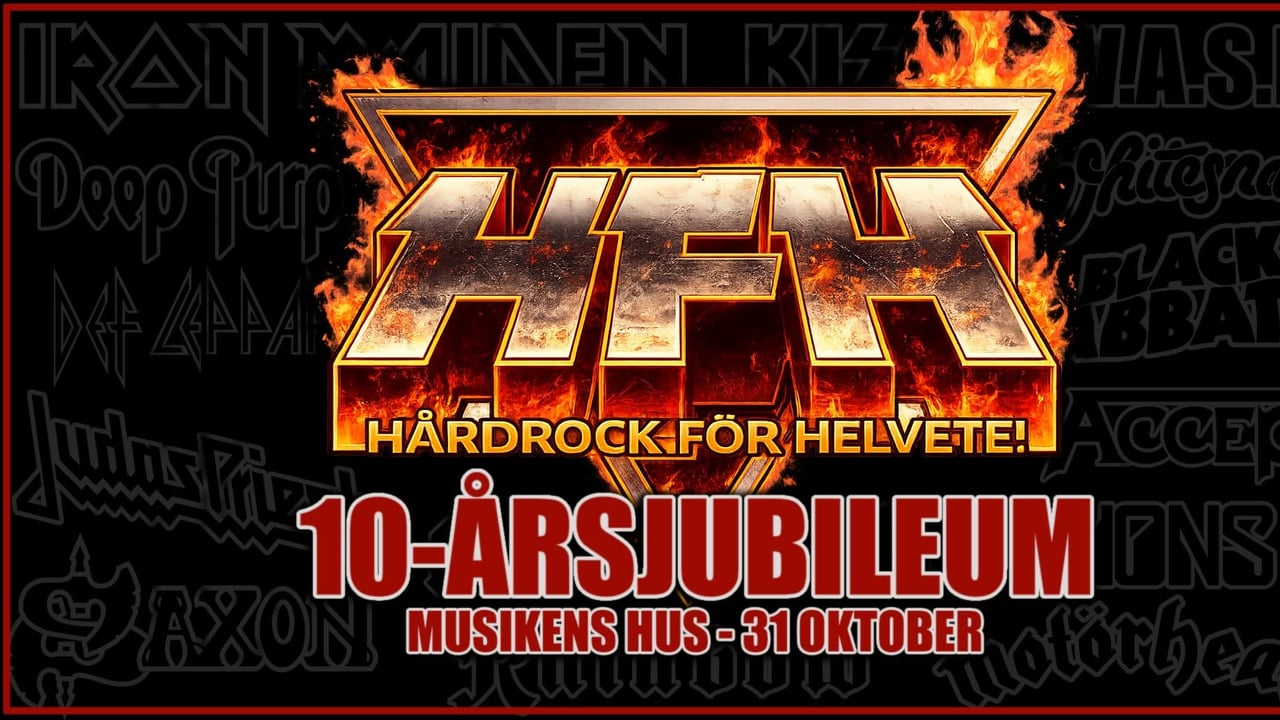 Hårdrock För Helvetes stora 10-årsjubileum Live @ Musikens Hus Göteborg