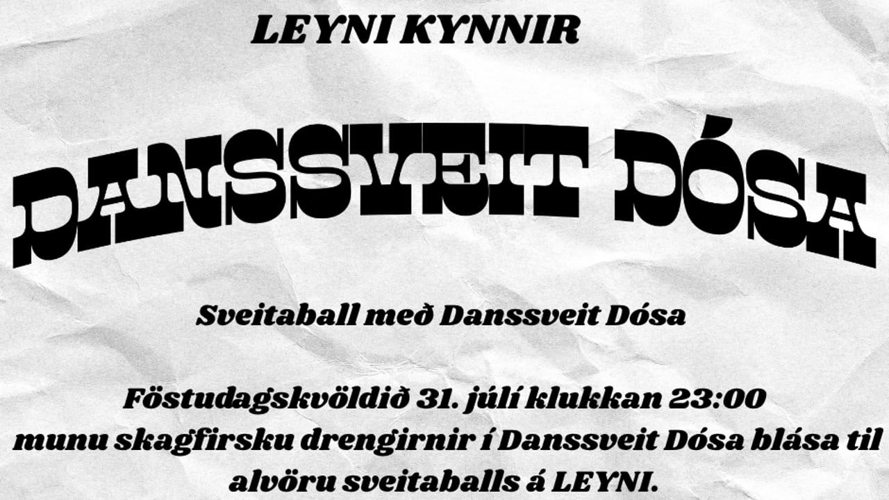 Danssveit Dósa á Leyni