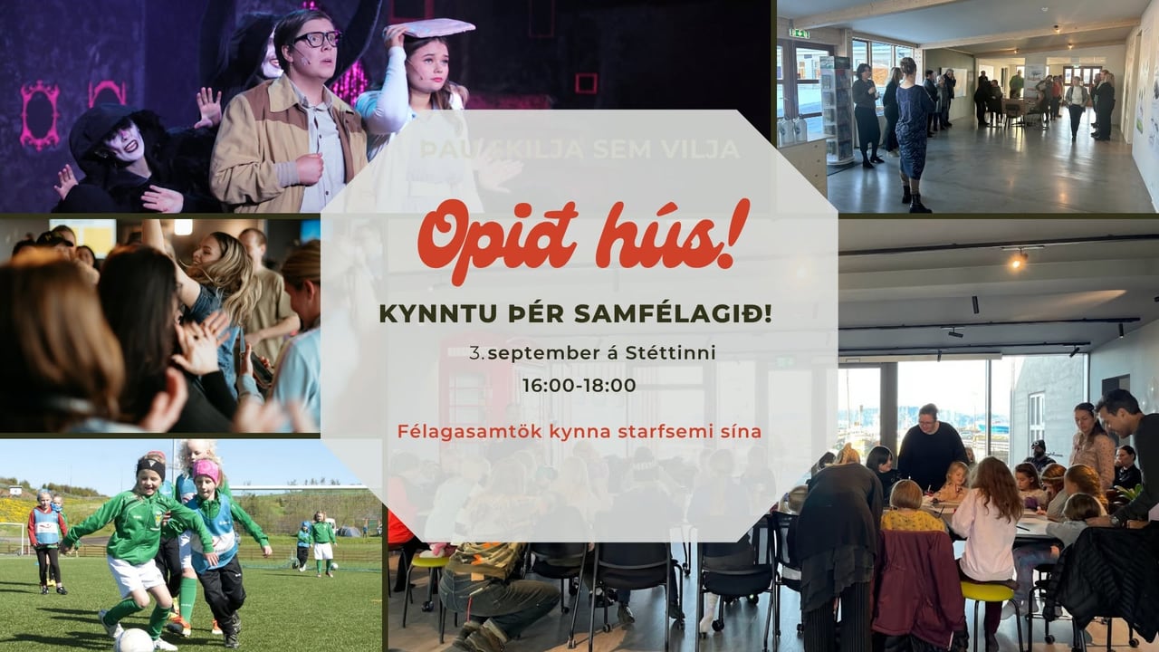 Opið hús – Kynntu þér samfélagið!