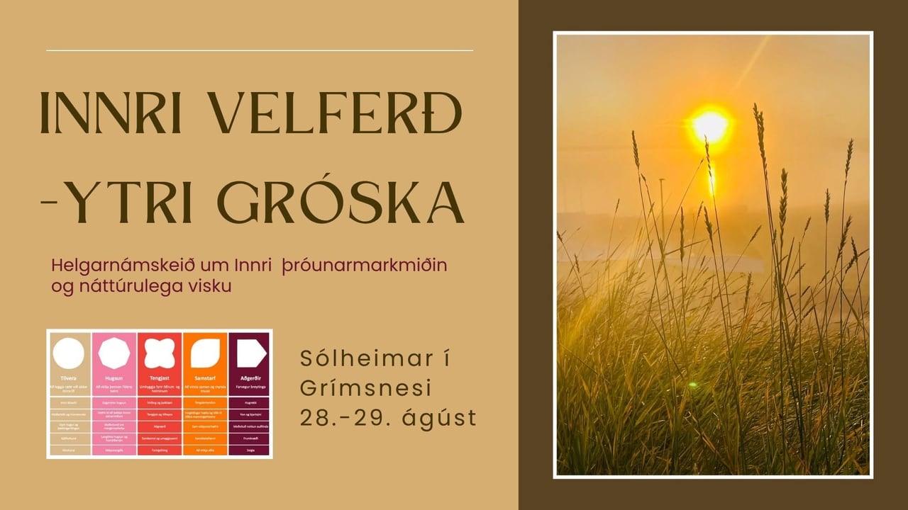 Innri velferð - ytri gróska