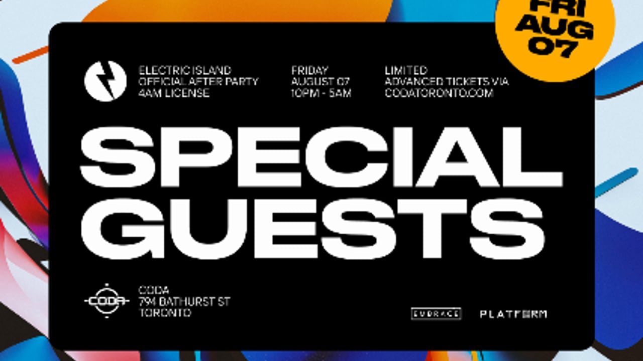 FRI: The Official Electric Island Afterparty | 4AM LAST CALL