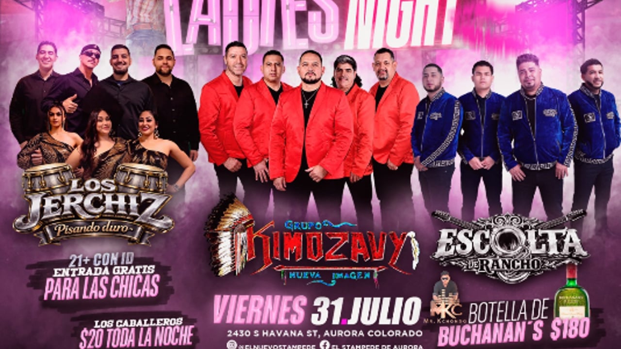 Viernes de Ladies Night. Damas Gratis Toda La Noche