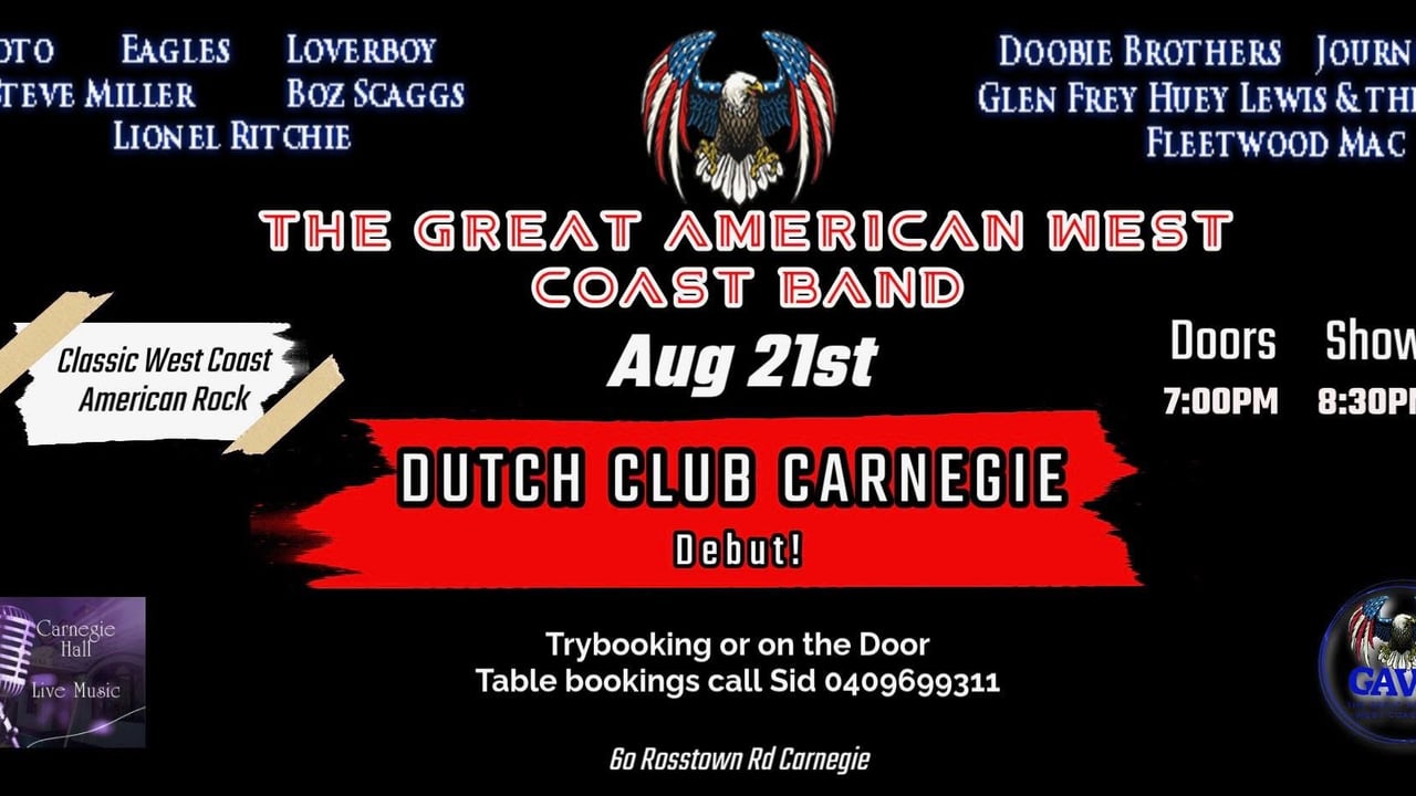 The Great American West Coast Band “Debut”