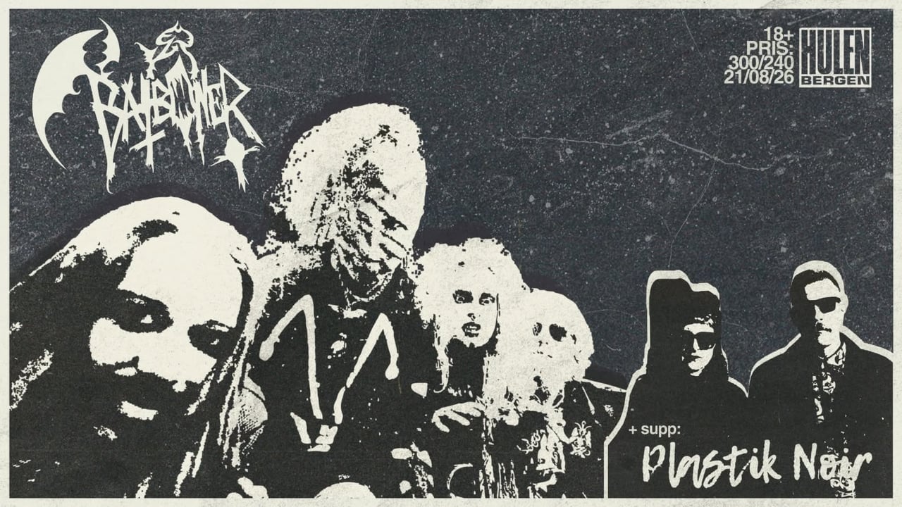 Batboner + supp: Plastik Noir || Hulen