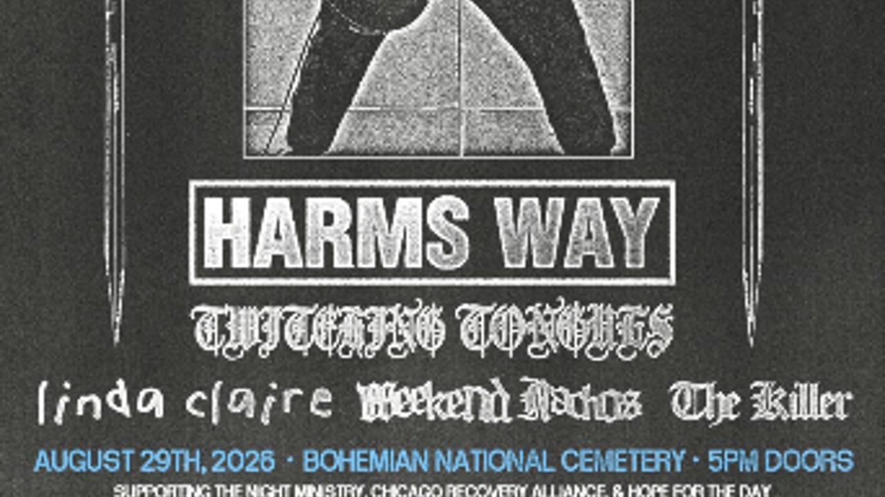 A Memorial Gathering for Bo Lueders featuring Harms Way / Twitching Tongues / Linda Claire / Weekend Nachos / The Killer