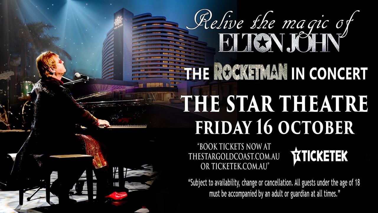  STAR THEATRE Gold Coast - Friday October 16, from 8pm. 
