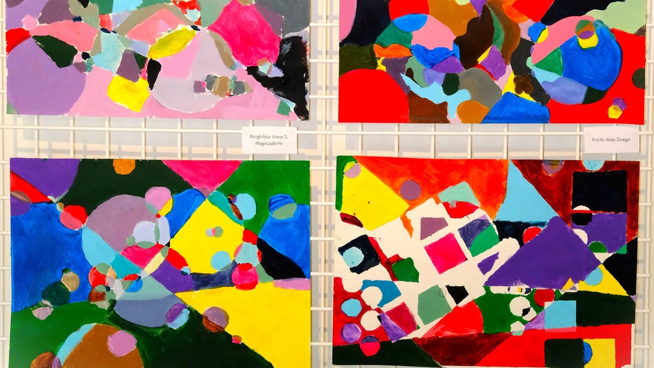Myndlistarnámskeið á haustönn fyrir 7-9 ára 🎨🧑🏼‍🎨
