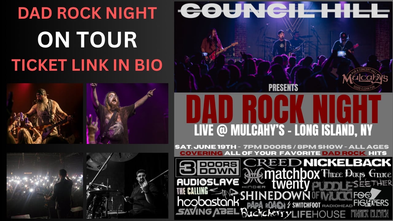 Dad Rock Night (2000s Rock Tribute) presented by Council Hill