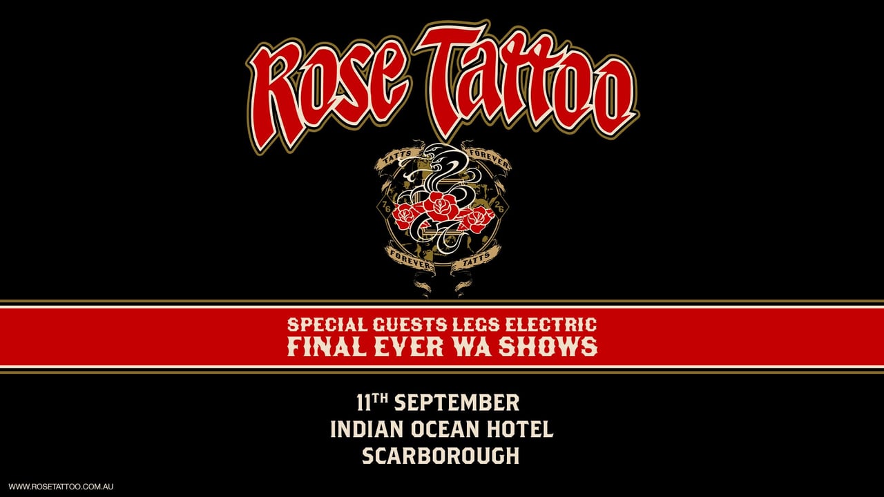 Rose Tattoo Sept 11 Indian Ocean Hotel WA - Final WA shows